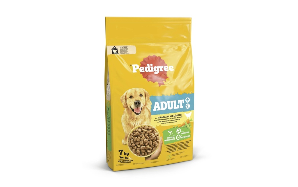 Pedigree Alimentation sèche Adult volaille & légumes, 7 kg