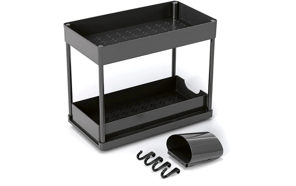 EASYmaxx Organiseur avec tiroir 39.5 x 21.5 x 36 cm, noir