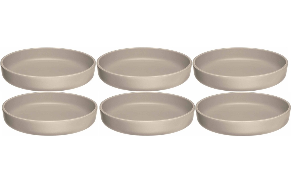LEONARDO Assiettes pour le petit-déjeuner et à dessert Roma 6 Pièce/s,Beige