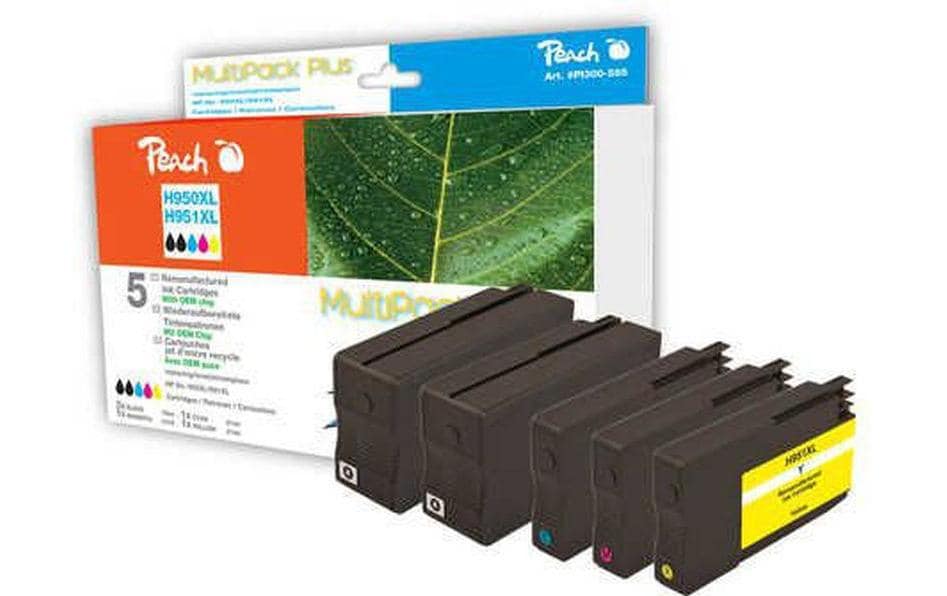Peach Kits d’encre HP Nr. 950 / 951 C, M, Y, 2x BK