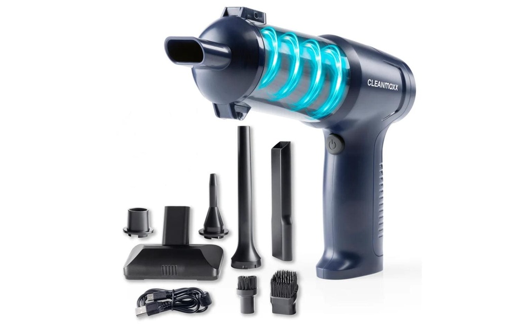 CLEANmaxx Aspirateur à main sans fil 16535 Bleu foncé