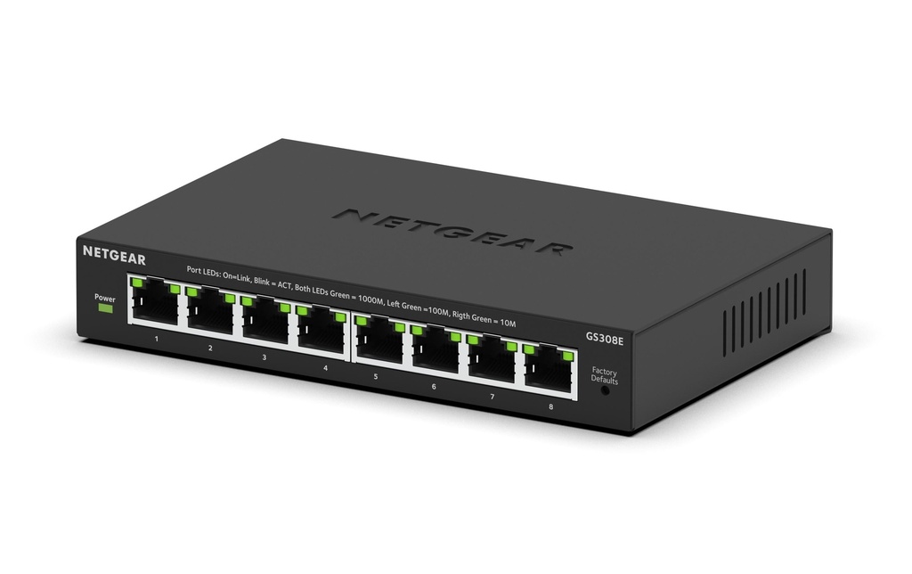 Netgear Switch GS308E 8 ports