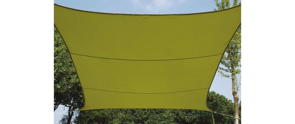 Perel Voile d’ombrage 360 cm, carré