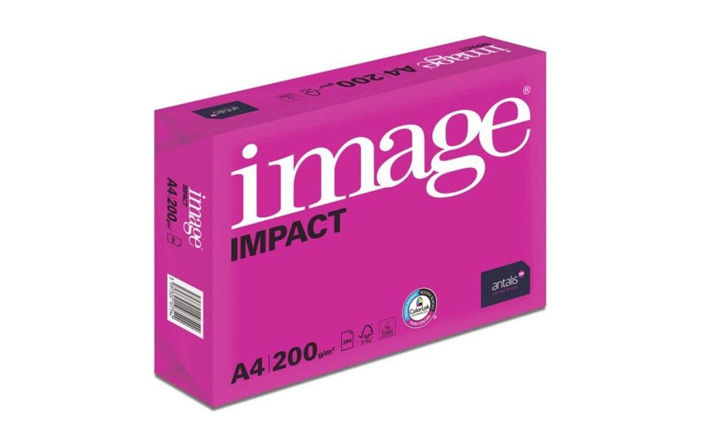 ANTALIS Image Impact A4 200g ex.blanc (250 pces)