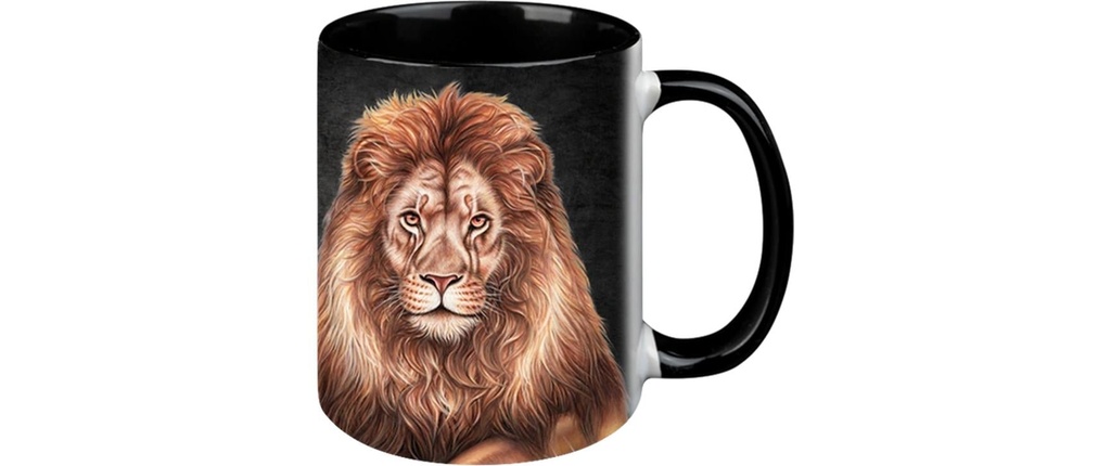 creanorm Tasse Lion Black Edition 330 ml, 1 Pièce/s, Noir