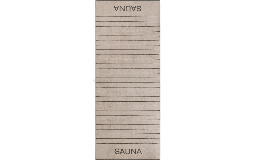 Cawö Serviette de sauna Balance Doubleface 80 x 200 cm, Sabler