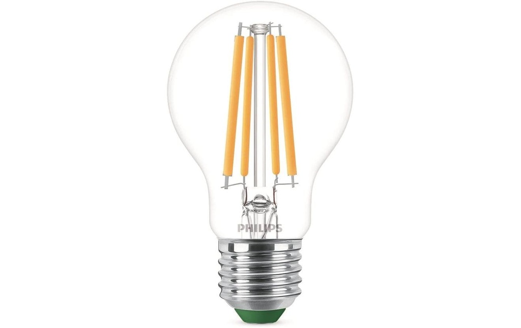 Philips Lampe LED E27, ultra-efficace, blanc chaud, remplacement de 60W