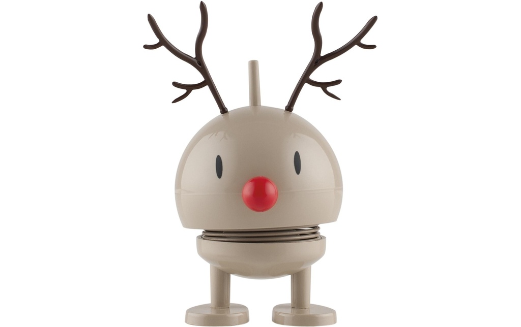 Hoptimist Objet à exposer Bumble renne S 9.5 cm, Beige