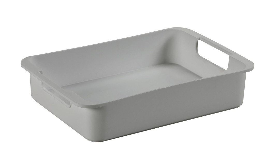 Sigma Home Boîte de rangement Tray M Gris clair
