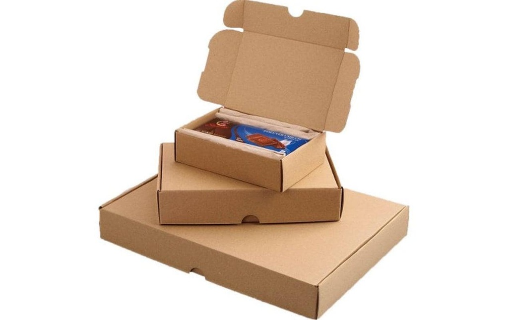 Büromaterial Carton d’expédition 22.5 x 15.5 x 4.5 cm, 25 pièces