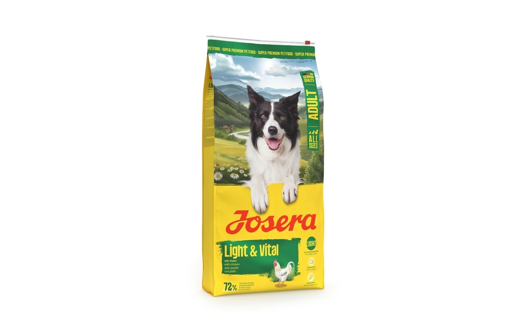 Josera Alimentation sèche Adult Light et Vital 12.5 kg