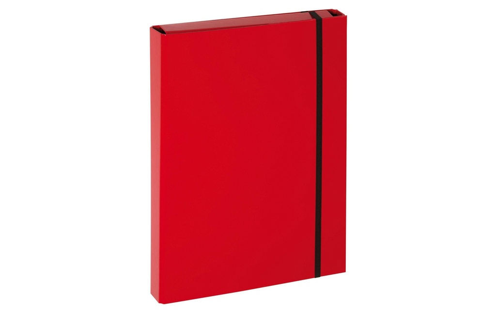 Pagna Portfolio à ruban élastique A4 Basic Rouge