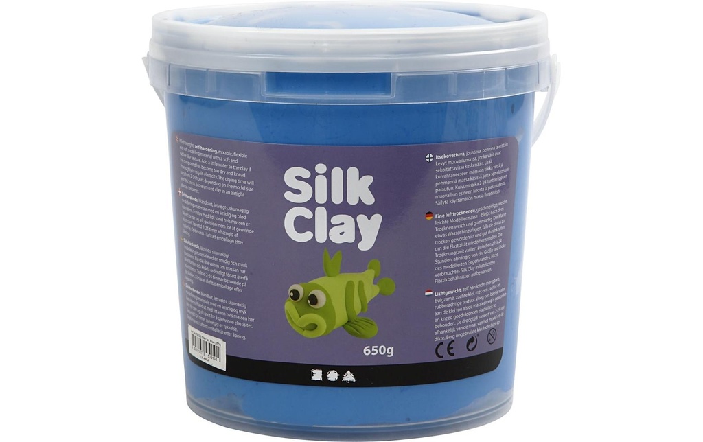 Creativ Company Matière à modeler Argile de soie 650 g, bleu