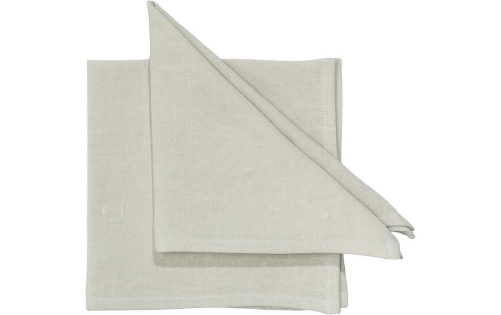 Pichler Serviette en tissu Lars 40 cm x 40 cm, 6 Pièce/s, Argenté
