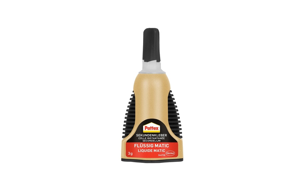 PATTEX Colle rapide liquide Matic (3 pces)