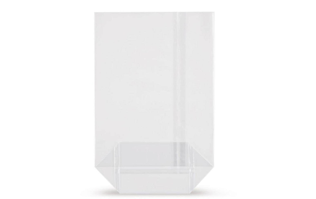 BackshopSchweiz Sac transparent 20 Pièce/s, Blanc, 11.5 x 19cm
