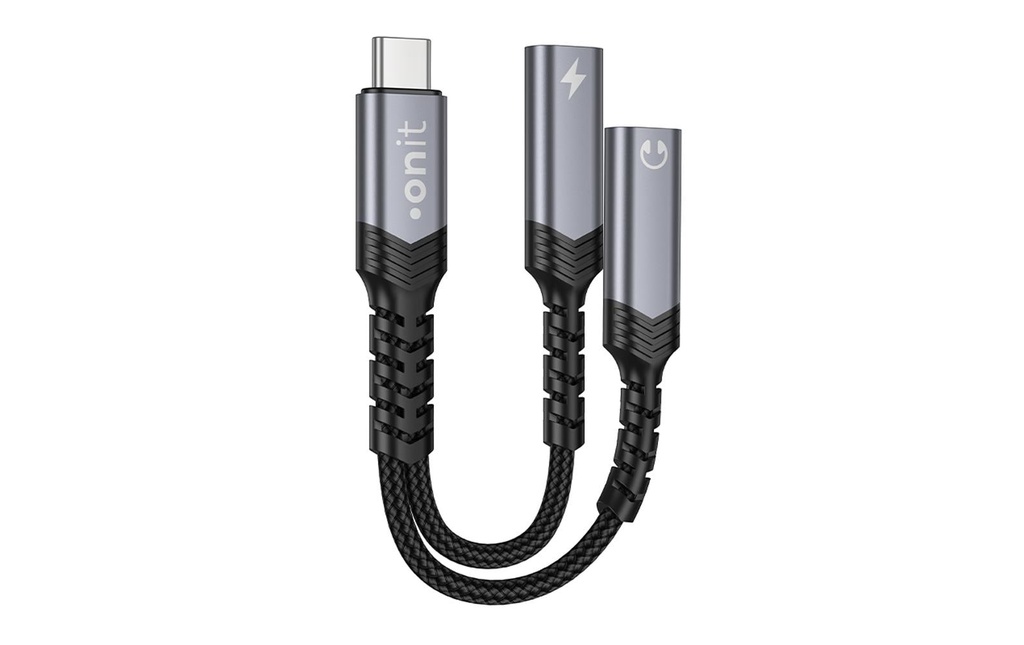 onit Adaptateur audio numérique Premium USB-C vers double USB-C