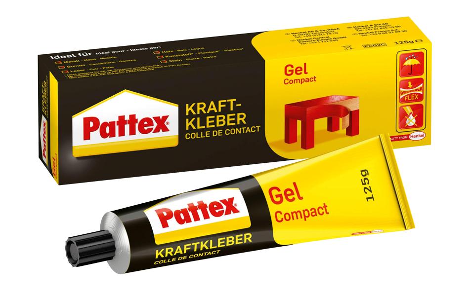 [226070000] PATTEX Colle de contact Compact Gel (125 pces)