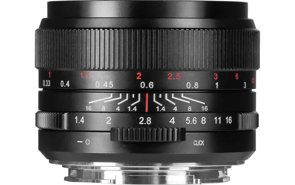 7Artisans Longueur focale fixe 35mm F/1.4 Mark III FF Noir – Canon RF