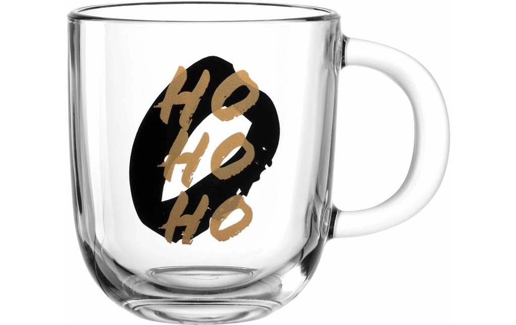 LEONARDO Tasse Hohoho 400 ml, Transparent