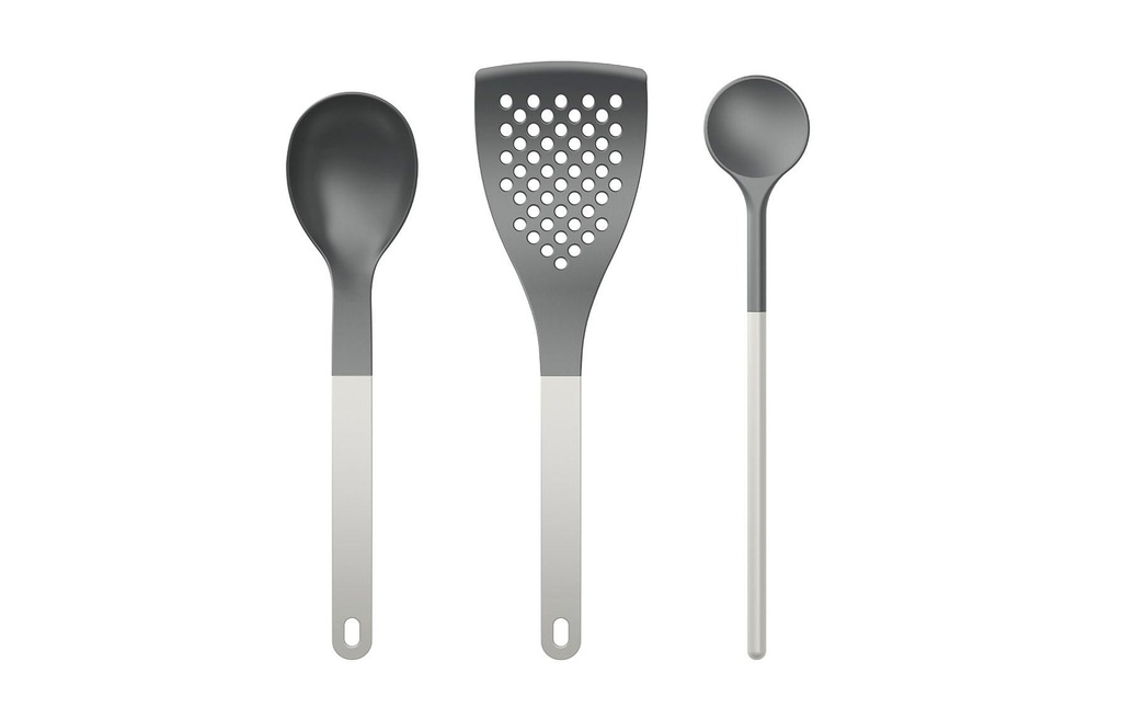 Rosti Set d'ustensiles de cuisine Optima Noir/Blanc