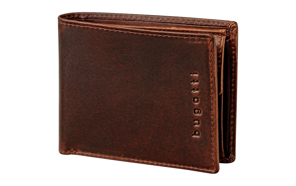 Bugatti Portefeuille Romano Portefeuille RFID Brown