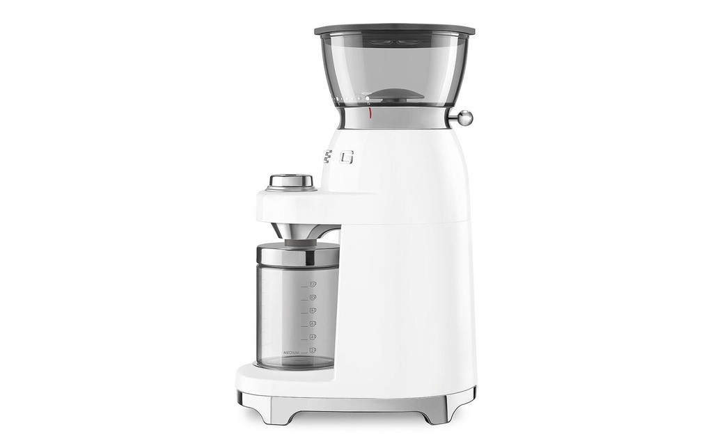 SMEG Moulin à café CGF03WHEU Blanc