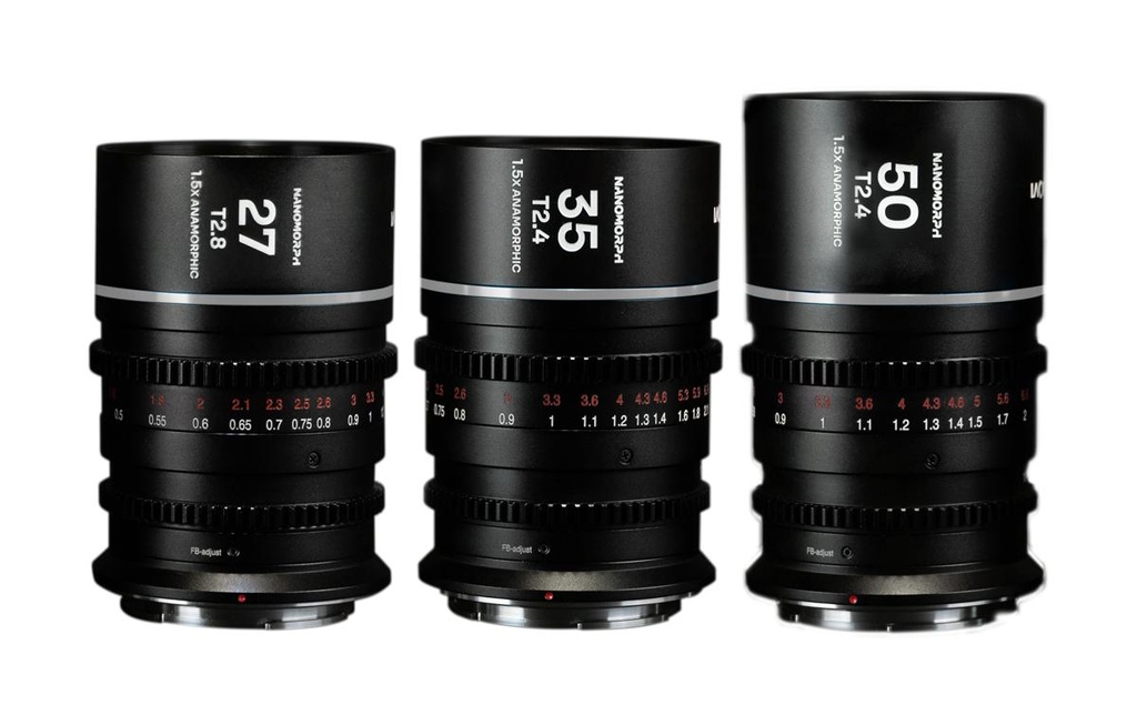 Laowa Longueur focale fixe Nanomorph S35 Prime Kit (Silver) – Fujifilm X-Mount