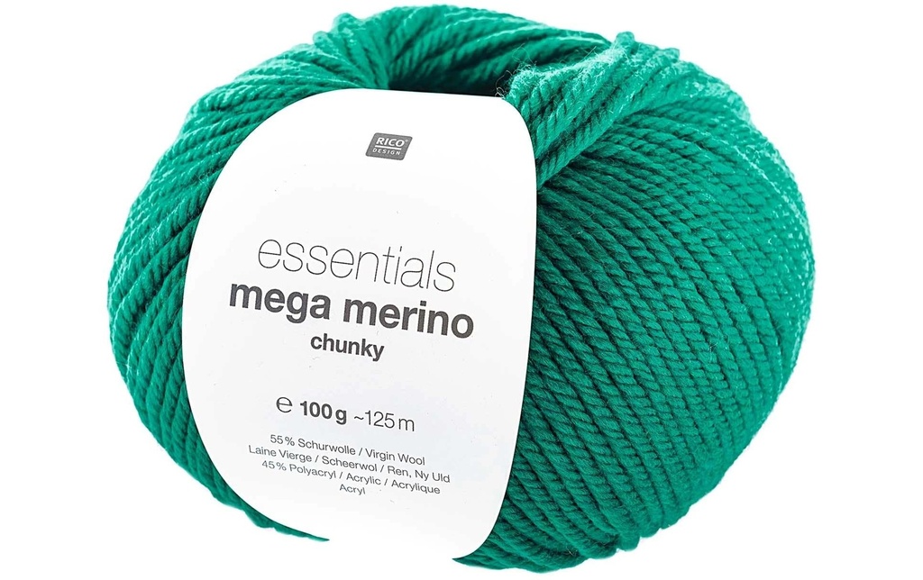 Rico Design Laine Essentials Mega Wool chunky 100 g, Vert