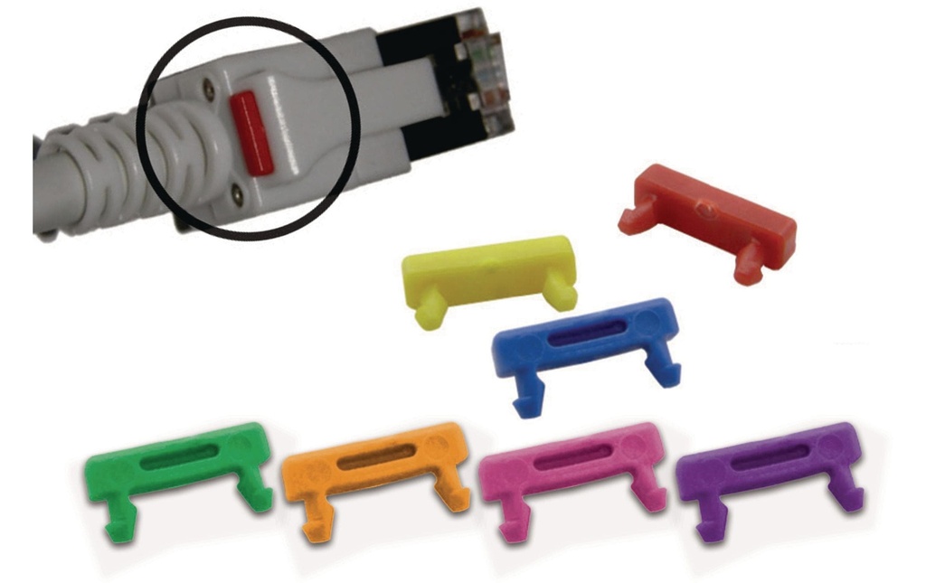 Wirewin Clip Cordon de brassage LED 100 pièces Rouge