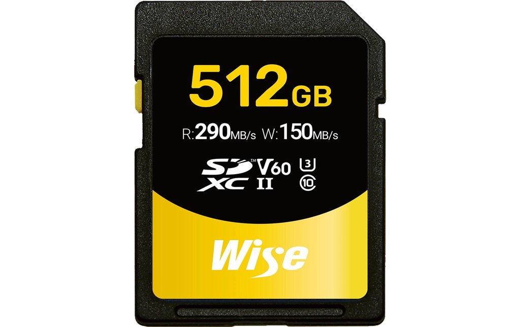 Wise Carte SDXC UHS-II V60 512 GB