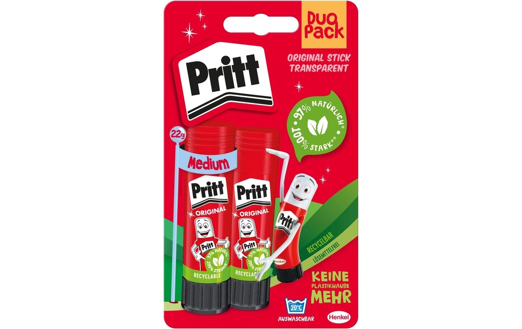 PRITT Bâton de colle 2x22g (2 pces)
