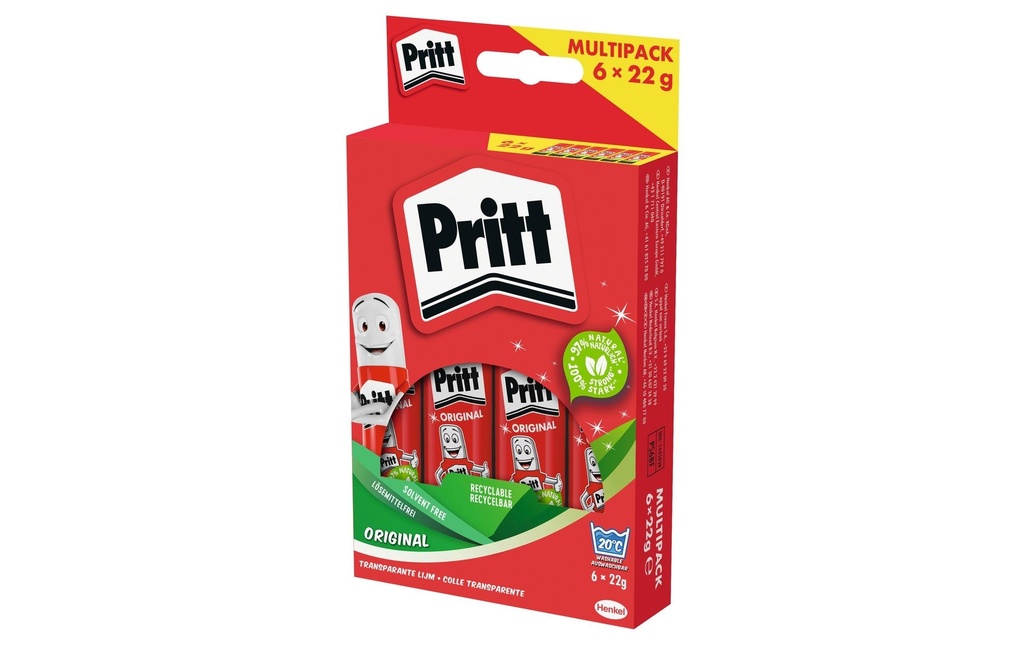 PRITT Bâton colle 22g Multipack (6 pces)