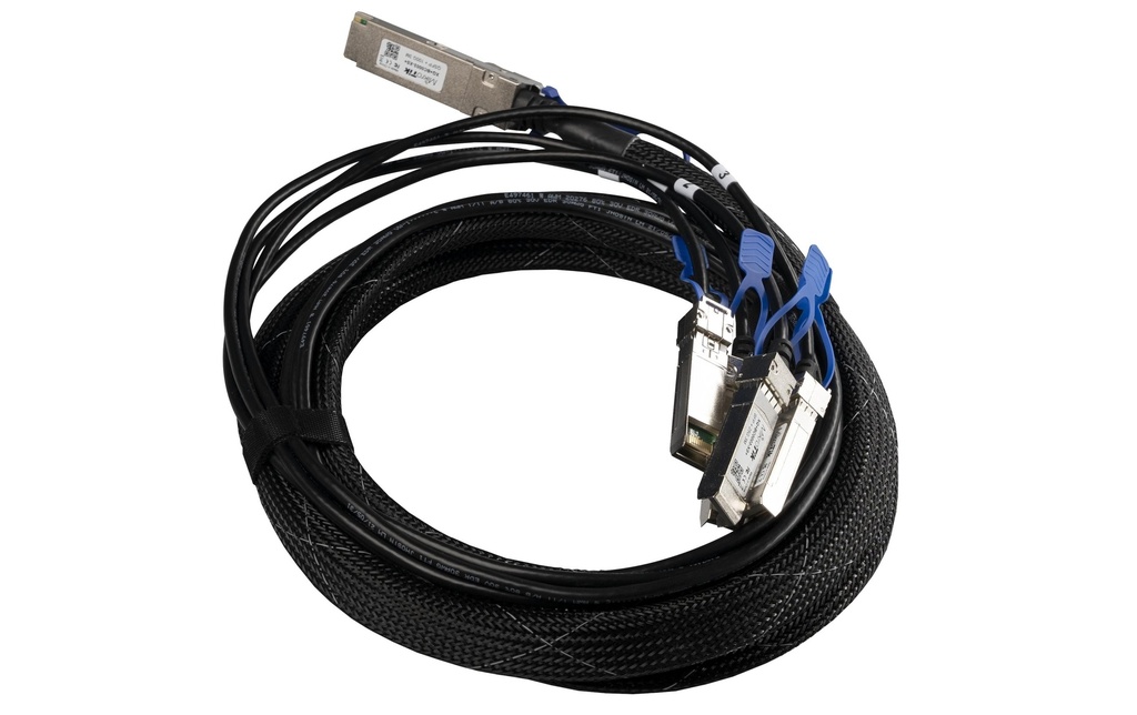 MikroTik Câble Twinaxial Breakout XQ+BC0003-XS+ QSFP28/4x SFP28 3 m