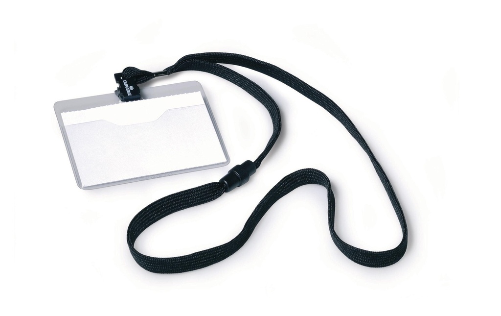 DURABLE Porte-carte 60 x 90 mm 10 pièces, noir