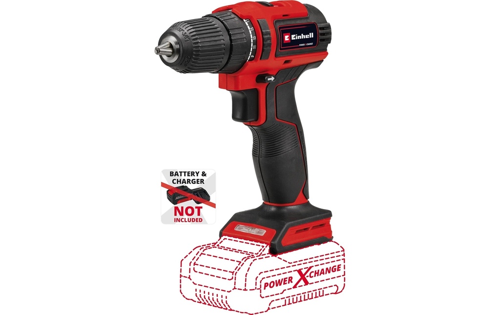 Einhell Perceuse-visseuse sans fil TE-CD 18/40 Li BL – Solo