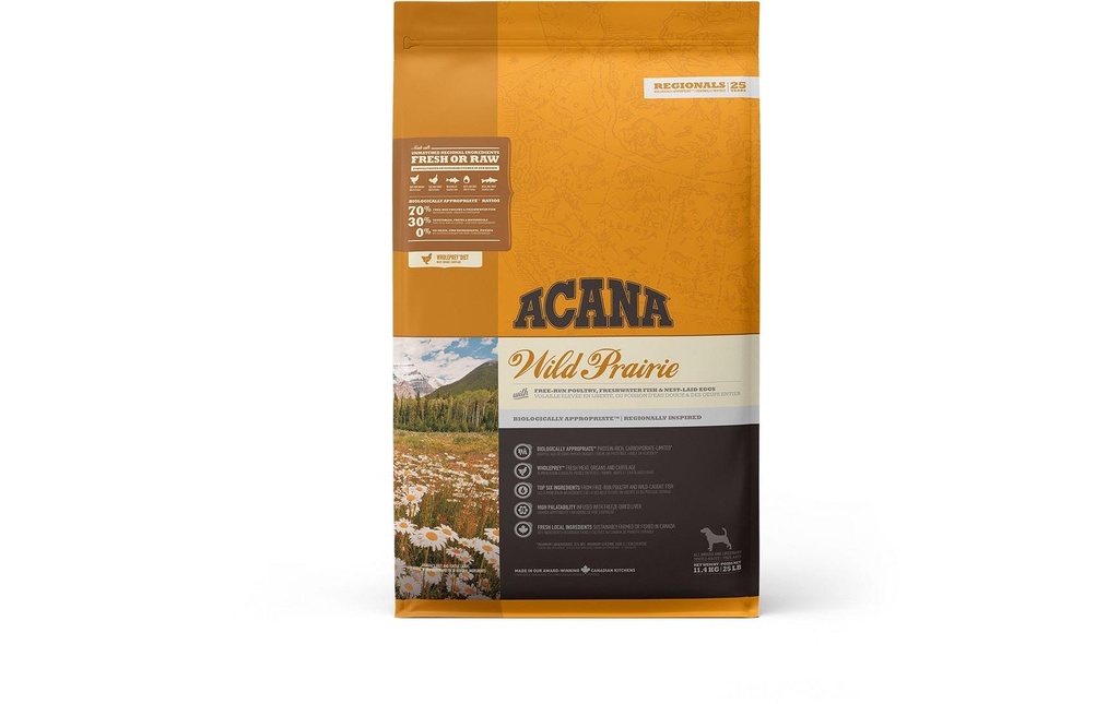 Acana Alimentation sèche Regionals Wild Prairie Recipe, 11.4 kg
