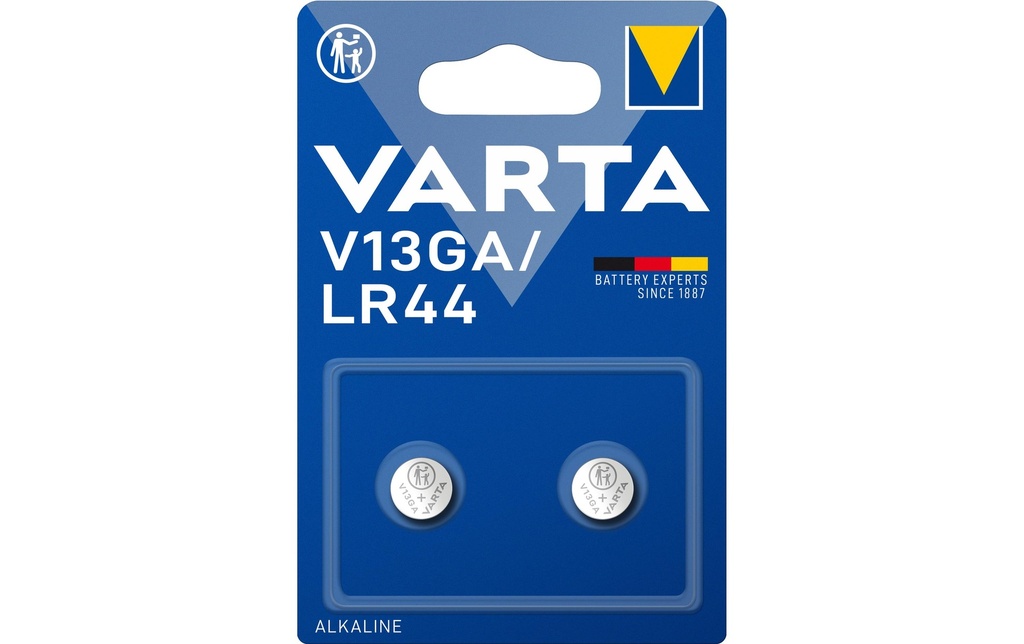 Varta Pile bouton V13GA / LR44 , 2 Pièce/s