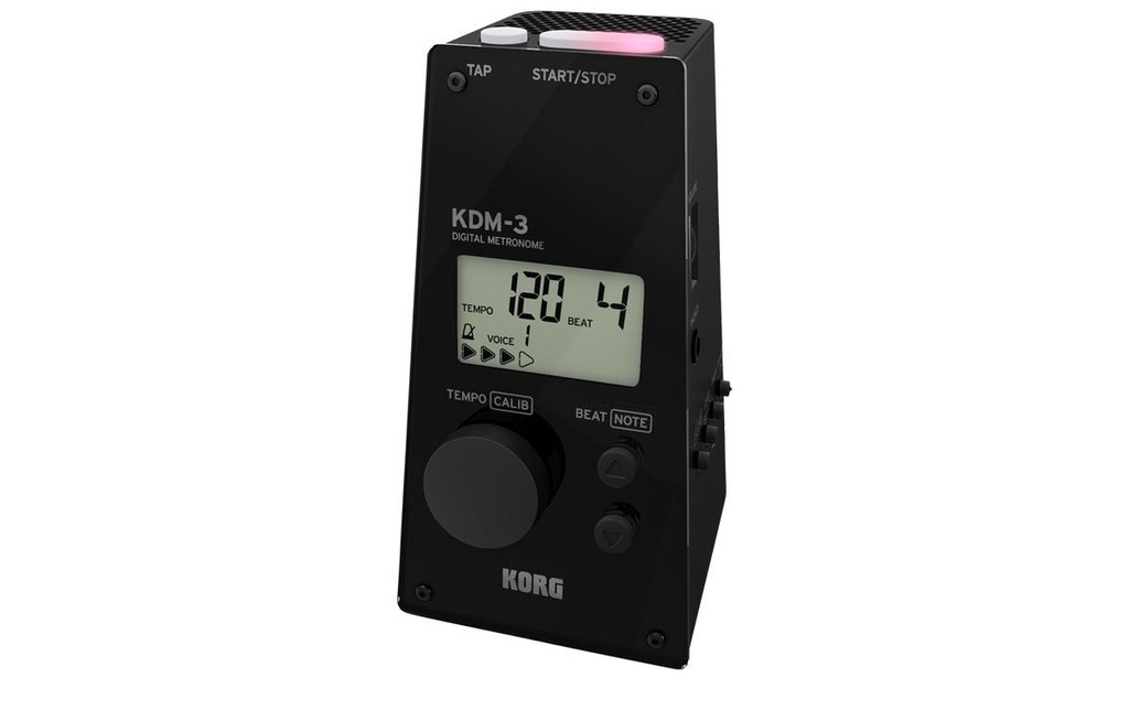 Korg Métronome KDM-3 numérique, noir