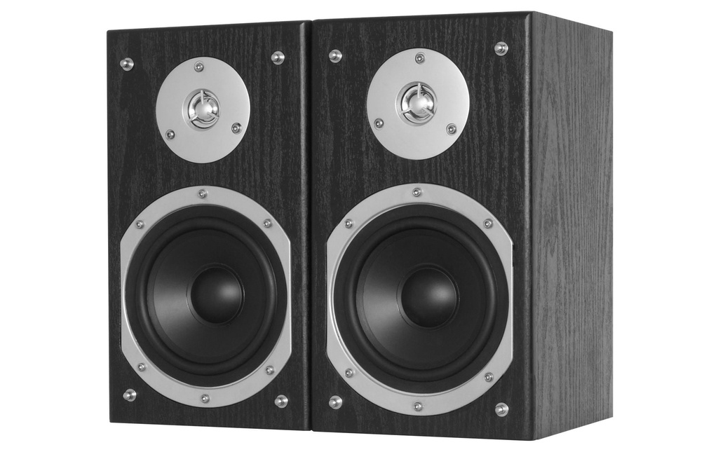 Fenton Paire d’enceintes d’étagère SHFB55B Noir