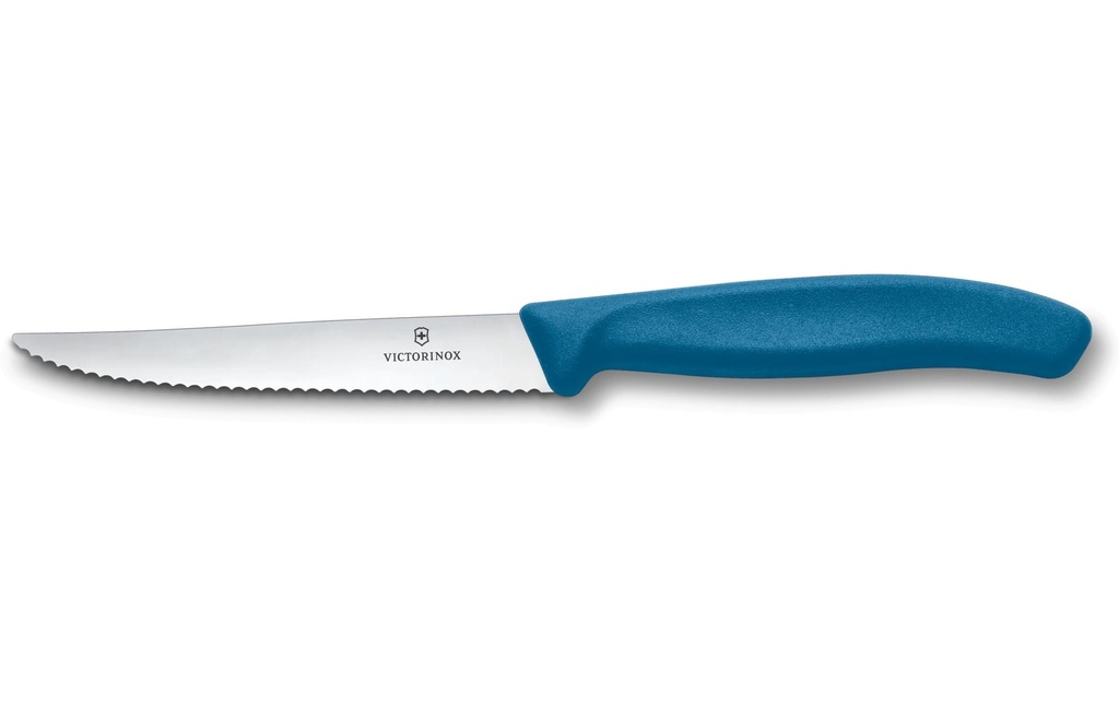 Victorinox Couteau à pizza Swiss Classic, 11 cm, bleu