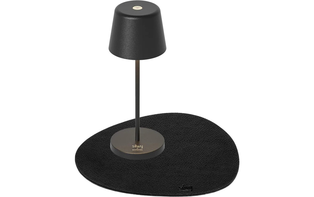 Silwy Lampe de bureau Lampe magnétique Monaco Noir, set de table inclus