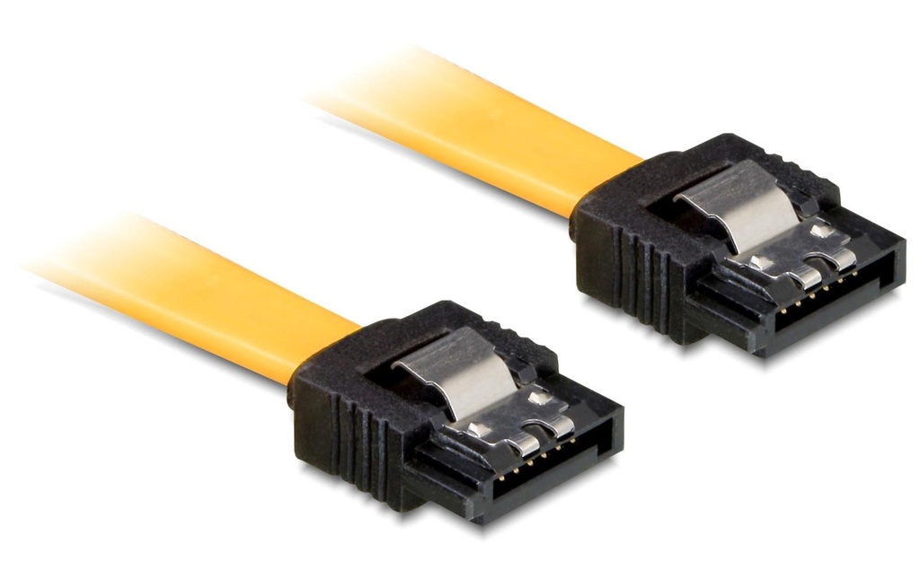 Delock Câble SATA3 jaune, 30 cm