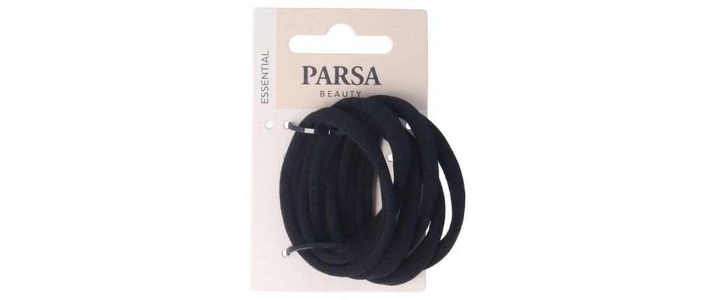 Parsa Beauty Porte-tresses, sans métal, noir 6 pièces