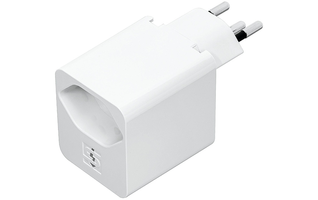 [228140789] STEFFEN Prise bifurc.adapteur USB blan