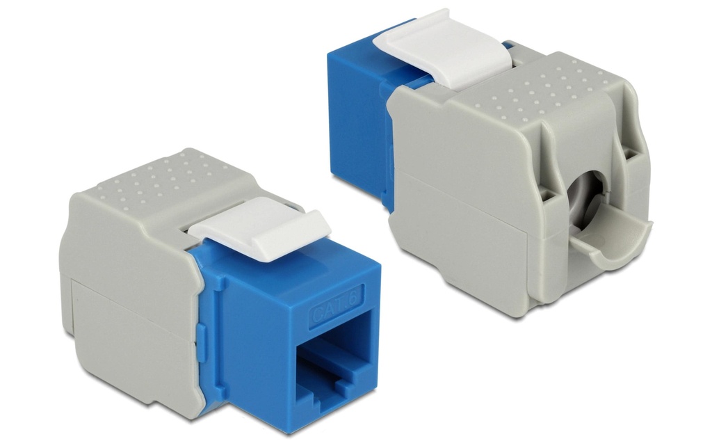 Delock Module Keystone RJ-45 Cat.6, UTP Bleu