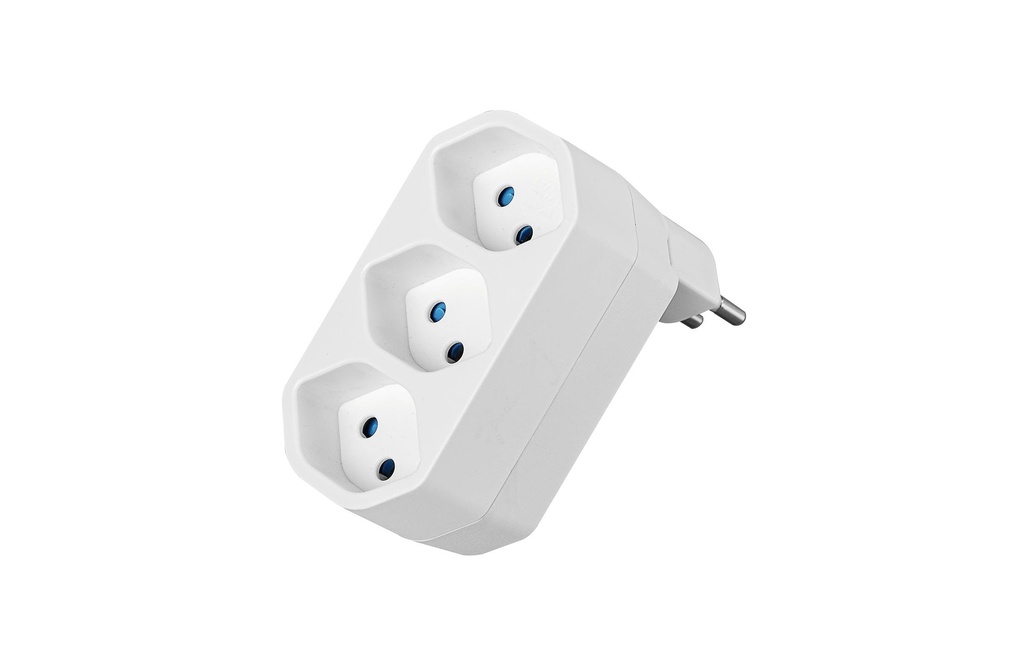 [228149032] STEFFEN Prise Manta 3xT13 blanc