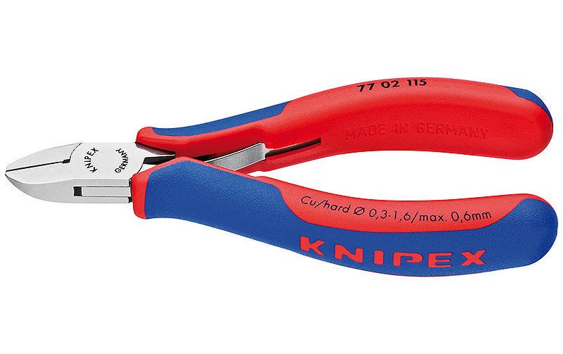 Knipex Pinces coupantes de côté pour l’électronique 115 mm poli miroir