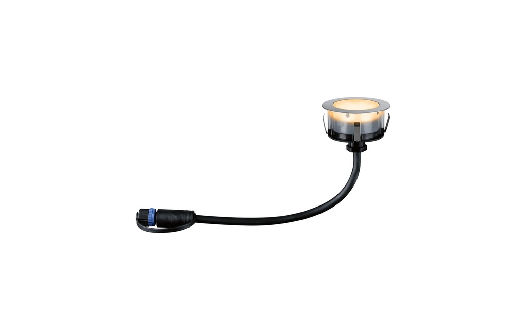 Paulmann Spot de jardin Plug & Shine, lampe individuelle, 10W, 2200K, noir