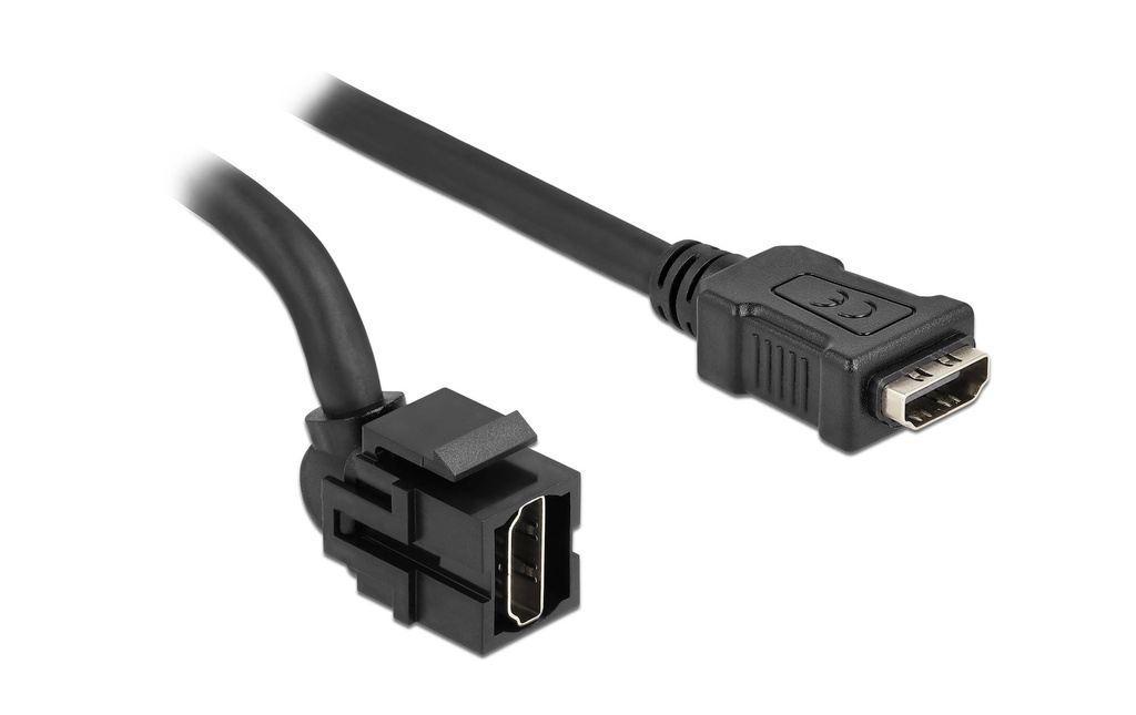 Delock Module Keystone HDMI femelle – HDMI femelle Noir